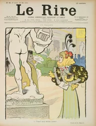Auf der Skulpturenausstellung, Titelseite von 